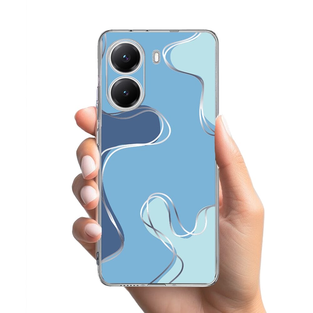 Etui do Xiaomi POCO X7 Pro przeźroczyste, silikonowe Flexi, spokój oceanu - obrazek 2