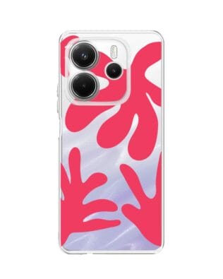 Etui do Xiaomi Redmi Note 14 5G przeźroczyste, silikonowe Flexi, rafa