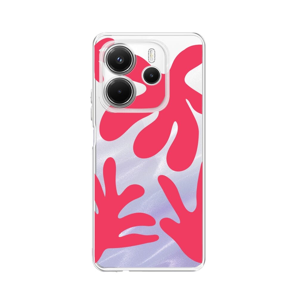 Etui do Xiaomi Redmi Note 14 5G przeźroczyste, silikonowe Flexi, rafa