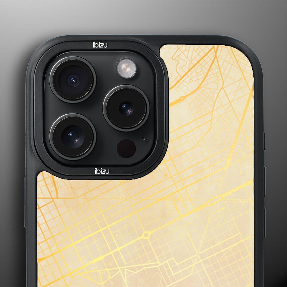 Etui do iPhone 14 Pro IBIZU DropGuard Matt z MagSafe, Mapy Świata, Barcelona - obrazek 5