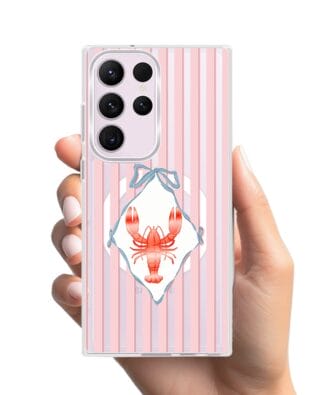 Etui do Samsung Galaxy S23 Ultra z MagSafe przeźroczyste, silikonowe Flexi, Homar