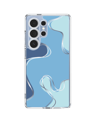 Etui do Samsung Galaxy S25 Ultra przeźroczyste, silikonowe Flexi, spokój oceanu