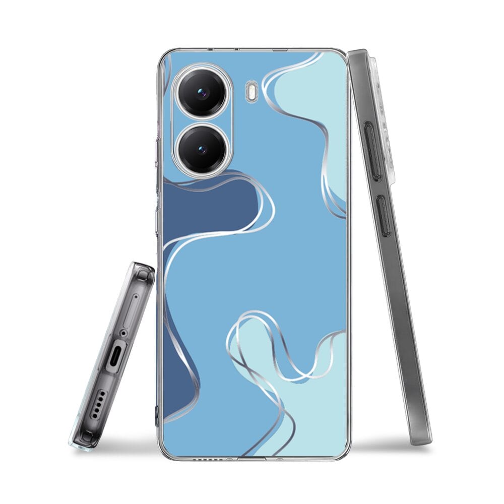 Etui do Xiaomi POCO X7 Pro przeźroczyste, silikonowe Flexi, spokój oceanu - obrazek 3