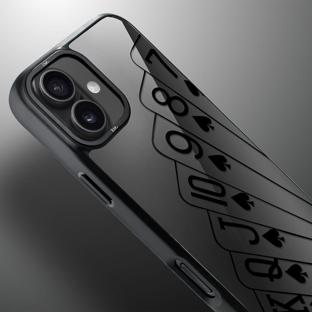 Etui do iPhone 16 IBIZU DropGuard Matt z MagSafe, Midnight, Karty do gry - obrazek 4