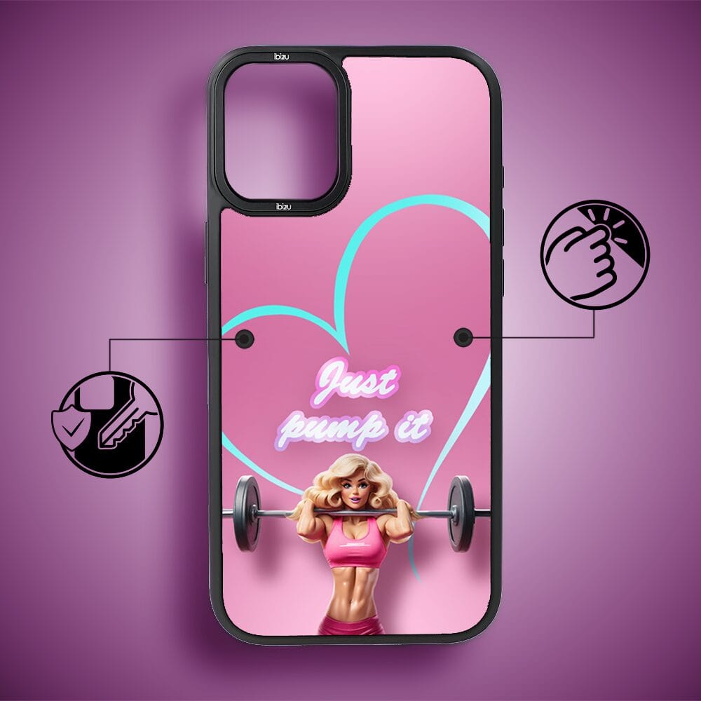 Etui do iPhone 16 IBIZU DropGuard Matt z MagSafe, #Move, Pump it love - obrazek 7