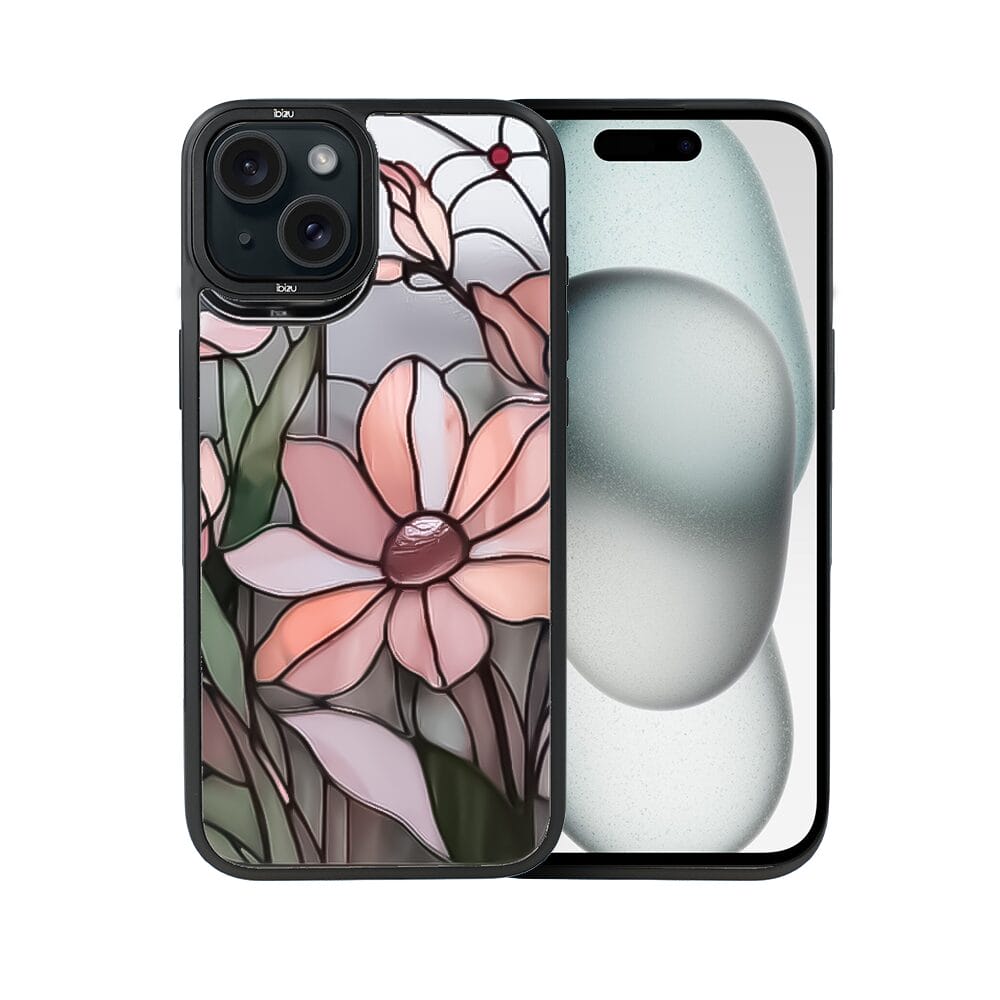 Etui do iPhone 15 IBIZU DropGuard Matt z MagSafe, Barwy Szkła, Różowa magnolia - obrazek 2