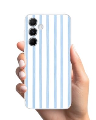 Etui do Samsung Galaxy A55 5G przeźroczyste, silikonowe Flexi, wakacje w Grecji