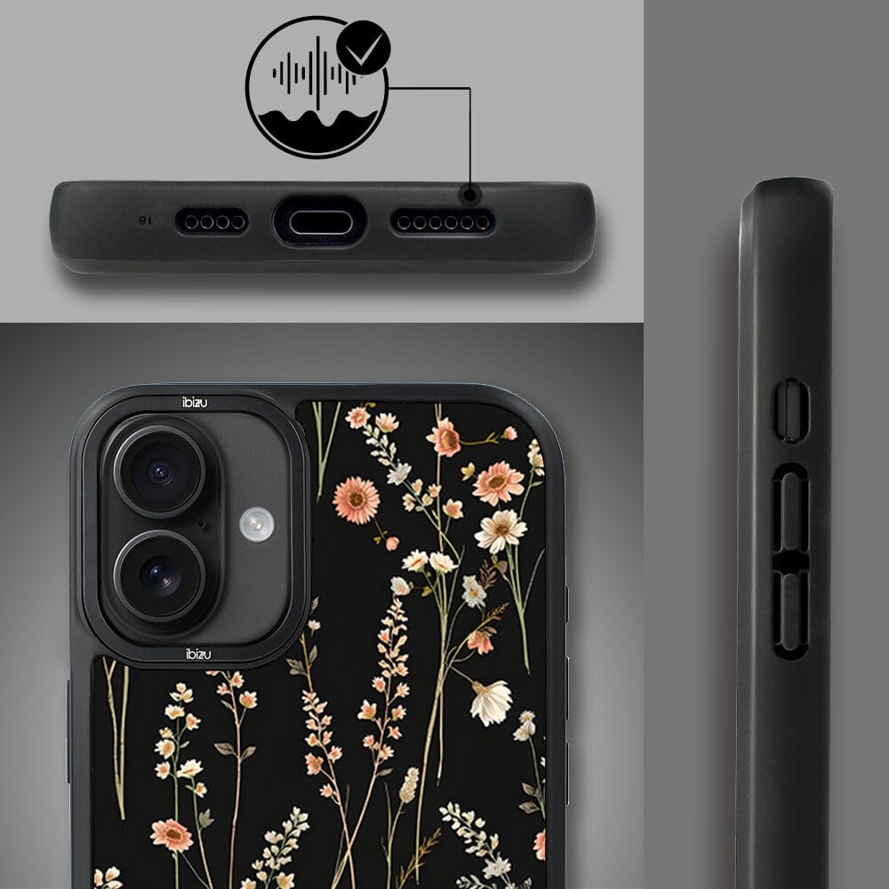 Etui do iPhone 16 Plus IBIZU DropGuard Matt z MagSafe, Pastel Bloom, Północny ogród - obrazek 6