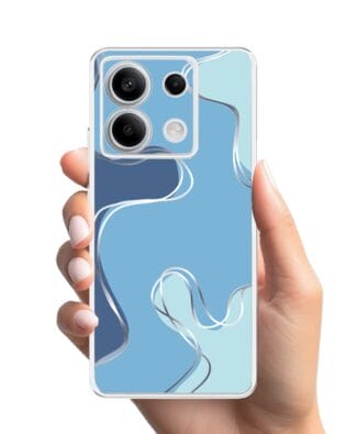 Etui do Xiaomi Redmi Note 13 Pro 5G przeźroczyste, silikonowe Flexi, spokój oceanu