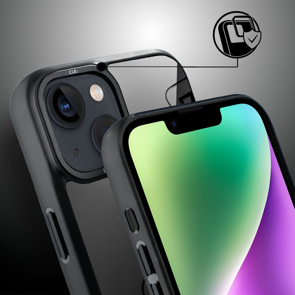 Etui do iPhone 14 Plus IBIZU DropGuard Matt z MagSafe, Midnight, Karty do gry - obrazek 3