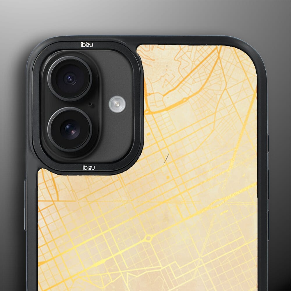 Etui do iPhone 16 IBIZU DropGuard Matt z MagSafe, Mapy Świata, Barcelona - obrazek 5