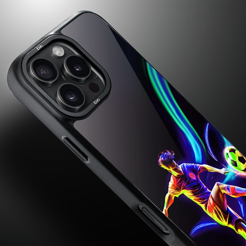 Etui do iPhone 16 Pro IBIZU DropGuard Matt z MagSafe, #ElectroMove, W rytmie piłki nożnej - obrazek 4