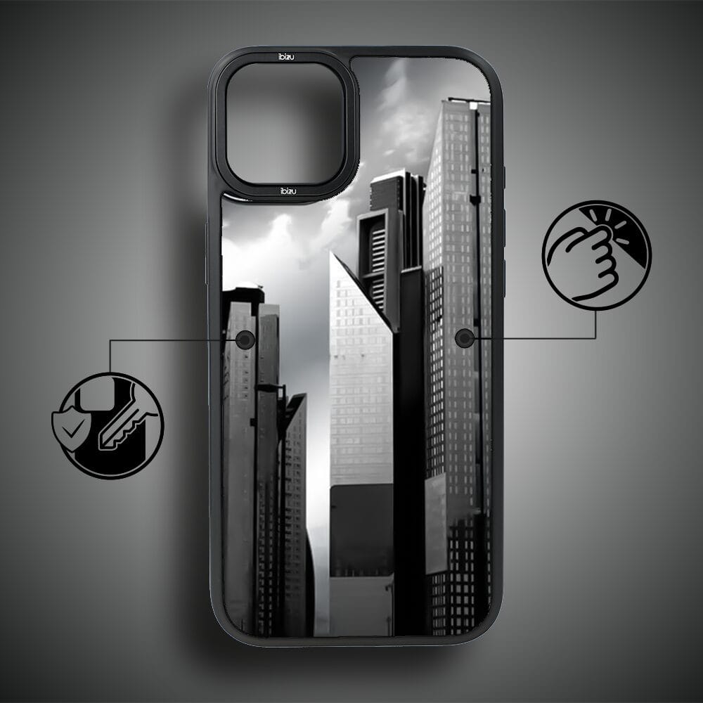 Etui do iPhone 15 IBIZU DropGuard Matt z MagSafe, Noir City, Manhattan - obrazek 7