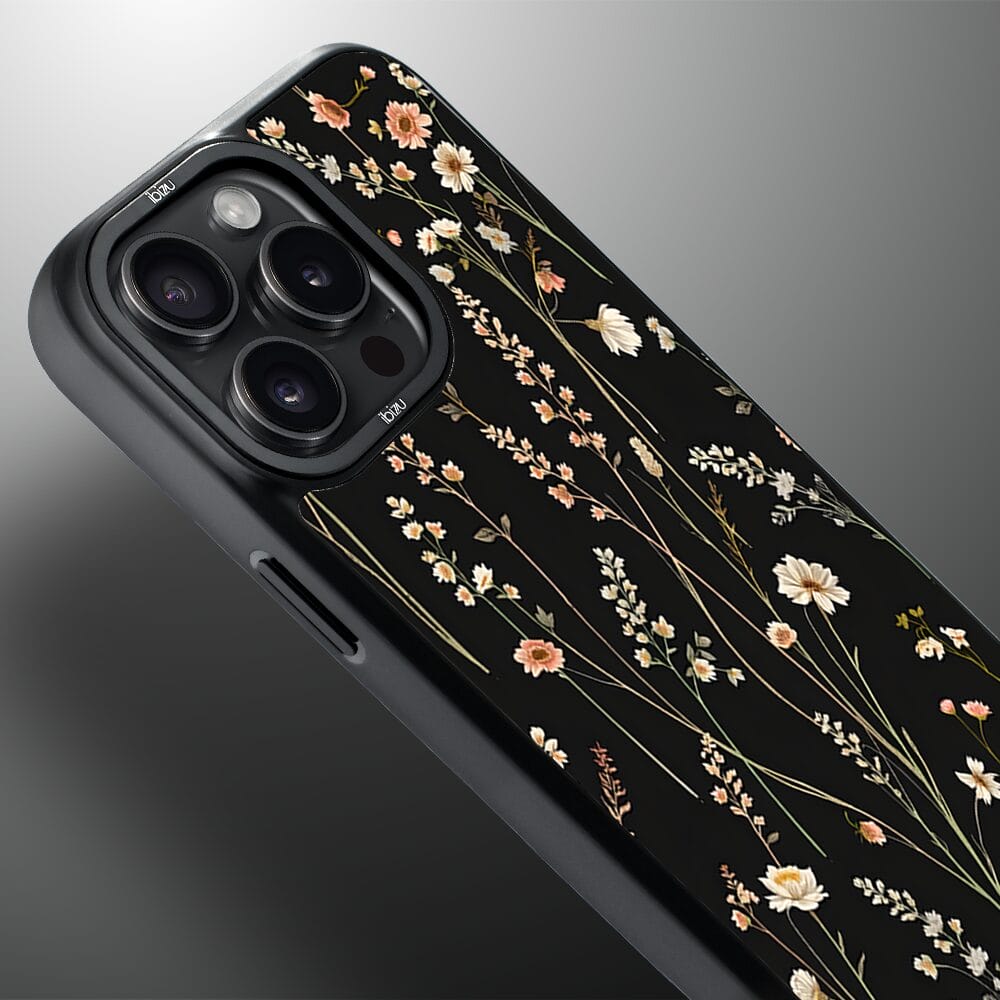 Etui do iPhone 15 Pro IBIZU DropGuard Matt z MagSafe, Pastel Bloom, Północny ogród - obrazek 4