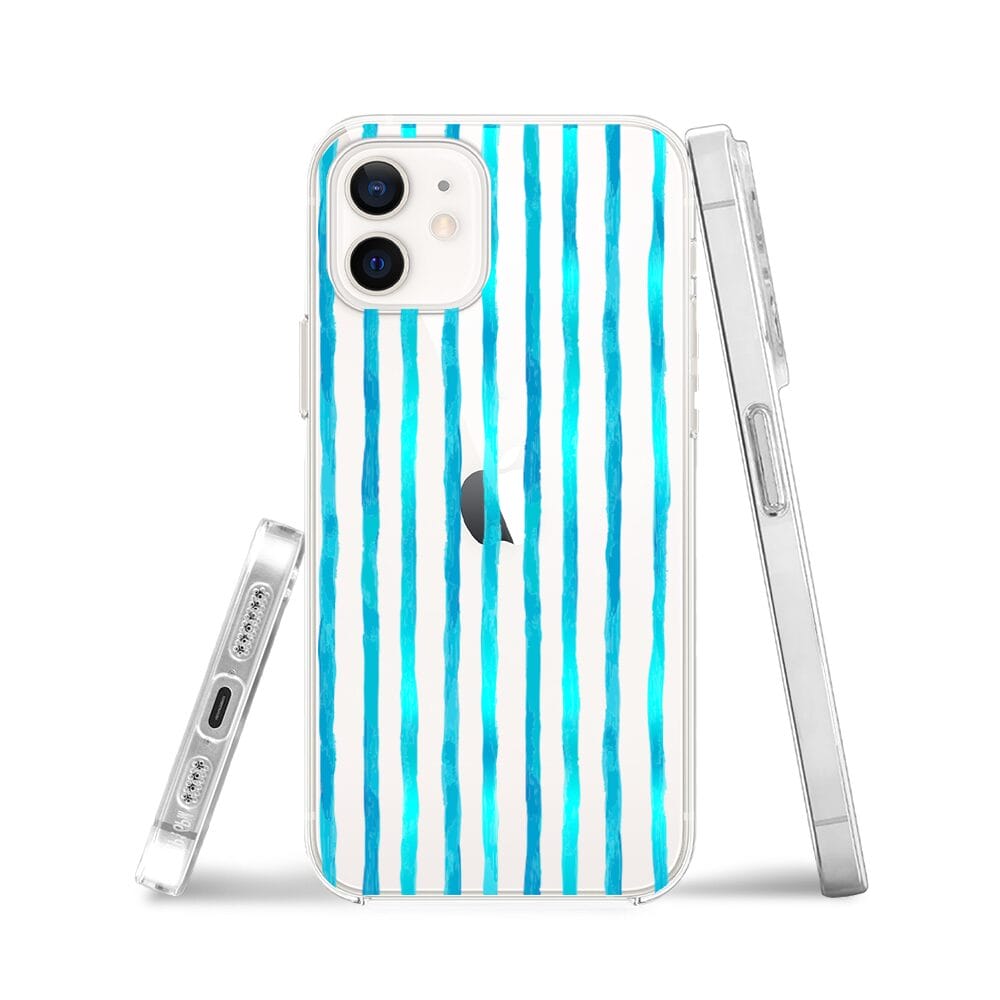 Etui do iPhone 12 Mini przeźroczyste, silikonowe Flexi, szept fal - obrazek 3