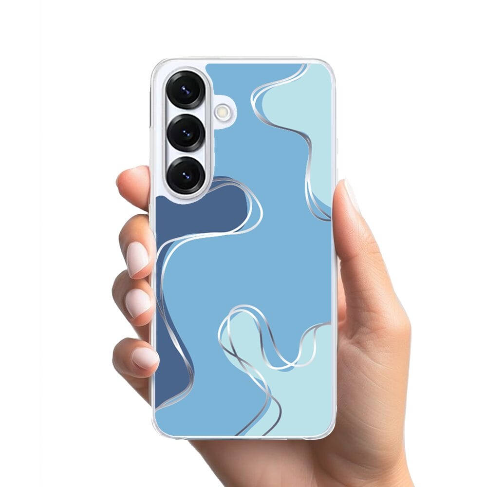 Etui do Samsung Galaxy S25 Plus z MagSafe przeźroczyste, silikonowe Flexi, spokój oceanu - obrazek 2