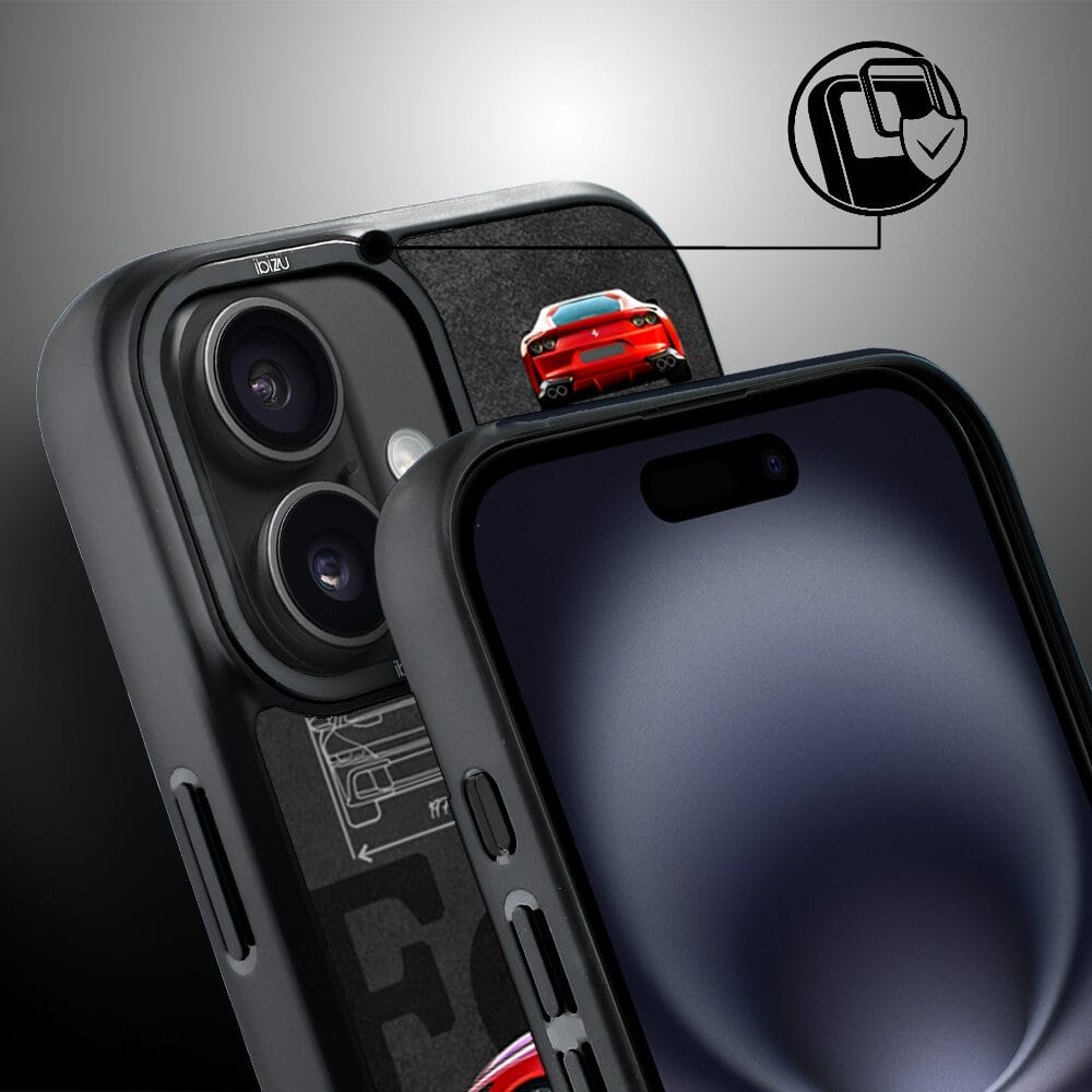 Etui do iPhone 16 IBIZU DropGuard Matt z MagSafe, TechDrive, 812 Superfast - obrazek 3