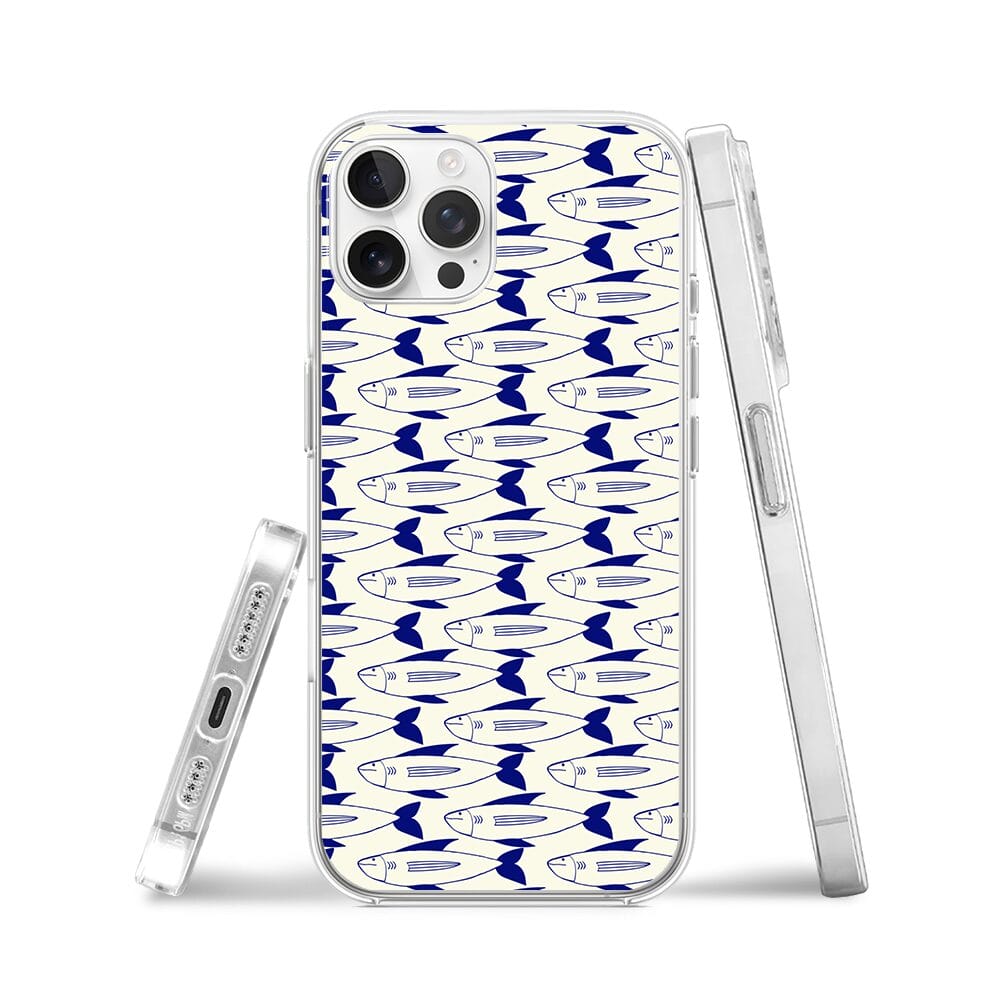 Etui do iPhone 12 Pro przeźroczyste, silikonowe Flexi, pływające rybki - obrazek 3