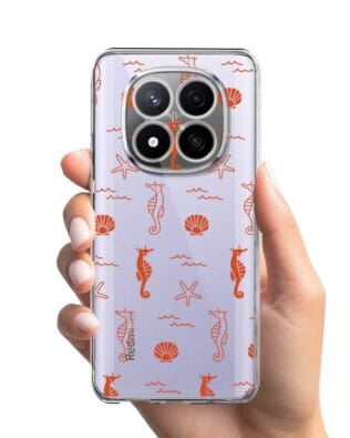 Etui do Xiaomi Redmi Note 14 Pro 4G przeźroczyste, silikonowe Flexi, wakacyjne wzory