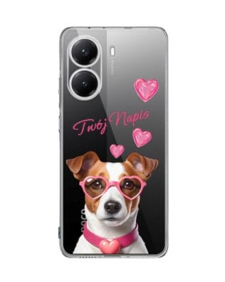Etui do Xiaomi POCO X7 Pro przeźroczyste, silikonowe Flexi, Puppy Love, pies rasy Jack Russell Terrier