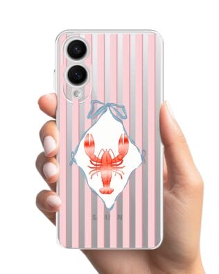 Etui do Samsung Galaxy S25 Edge przeźroczyste, silikonowe Flexi, Homar