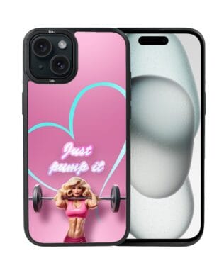 Etui do iPhone 15 Plus IBIZU DropGuard Matt z MagSafe, #Move, Pump it love