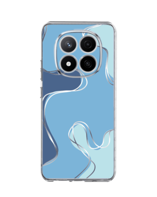 Etui do Xiaomi Redmi Note 14 Pro 4G przeźroczyste, silikonowe Flexi, spokój oceanu