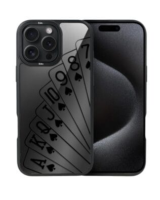 Etui do iPhone 15 Pro IBIZU DropGuard Matt z MagSafe, Midnight, Karty do gry