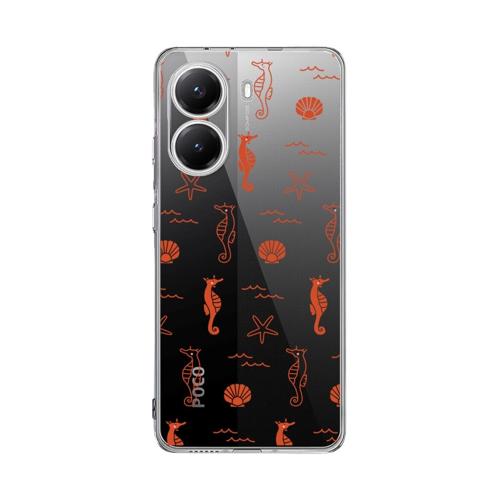Etui do Xiaomi POCO X7 Pro przeźroczyste, silikonowe Flexi, wakacyjne wzory