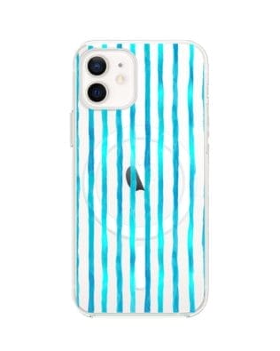 Etui do iPhone 12 z MagSafe przeźroczyste, silikonowe Flexi, szept fal