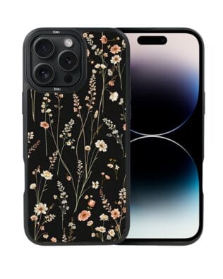 Etui do iPhone 14 Pro IBIZU DropGuard Matt z MagSafe, Pastel Bloom, Północny ogród