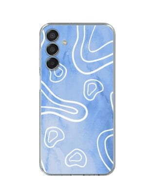 Etui do Samsung Galaxy M15 5G przeźroczyste, silikonowe Flexi, morski wzór