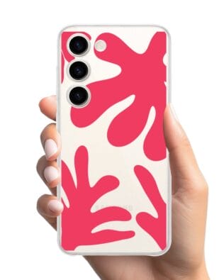 Etui do Samsung Galaxy S23 przeźroczyste, silikonowe Flexi, rafa