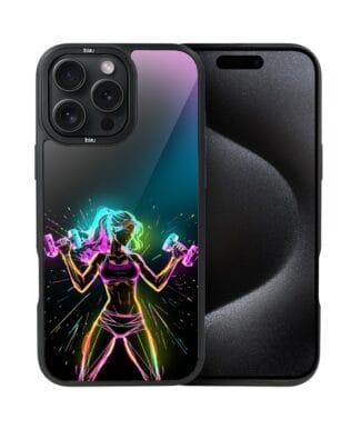 Etui do iPhone 15 Pro IBIZU DropGuard Matt z MagSafe, #ElectroMove, Wibracja fitness