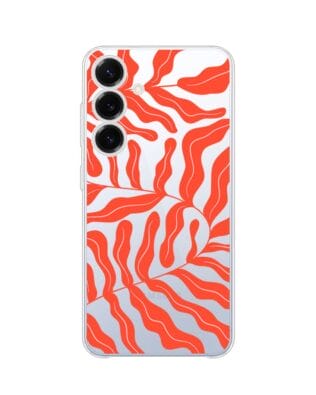 Etui do Samsung Galaxy S25 przeźroczyste, silikonowe Flexi, rafa koralowa