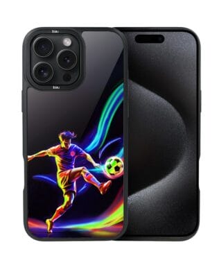 Etui do iPhone 15 Pro Max IBIZU DropGuard Matt z MagSafe, #ElectroMove, W rytmie piłki nożnej