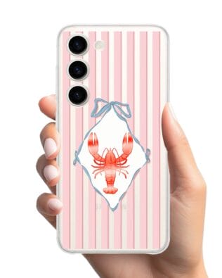 Etui do Samsung Galaxy S23 przeźroczyste, silikonowe Flexi, Homar