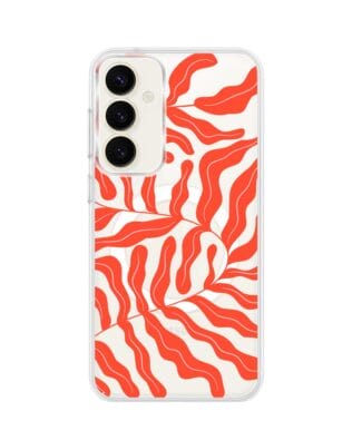 Etui do Samsung Galaxy S23 FE 5G z MagSafe przeźroczyste, silikonowe Flexi, rafa koralowa