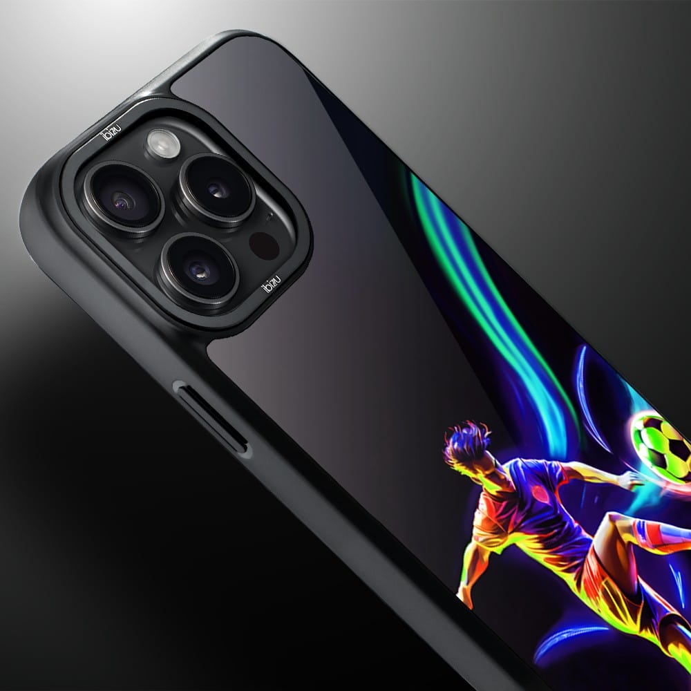 Etui do iPhone 14 Pro IBIZU DropGuard Matt z MagSafe, #ElectroMove, W rytmie piłki nożnej - obrazek 4