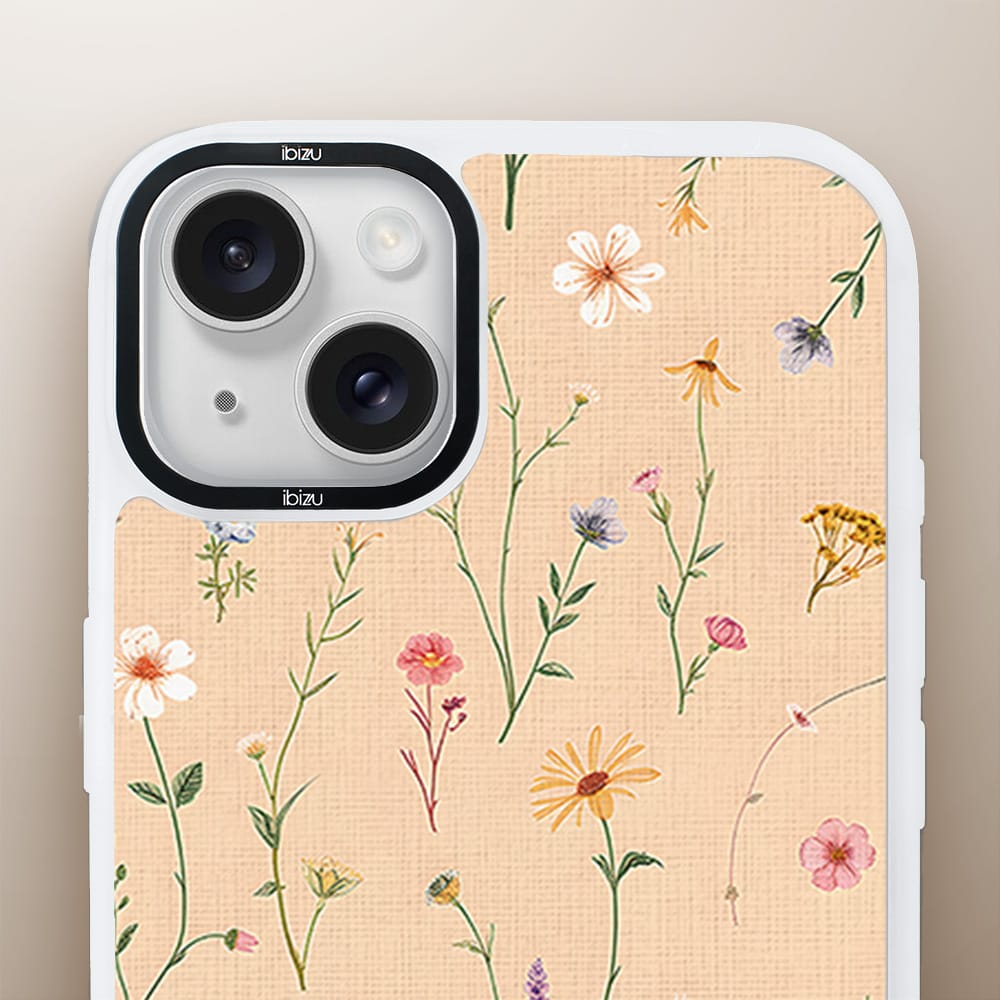 Etui do iPhone 14 Plus IBIZU DropGuard Matt z MagSafe, Pastel Bloom, Koralowa łąka - obrazek 5