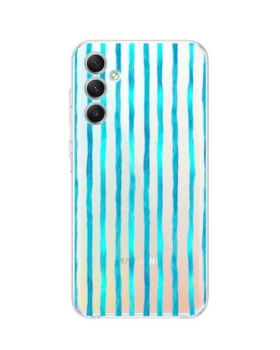 Etui do Samsung Galaxy A34 5G przeźroczyste, silikonowe Flexi, szept fal