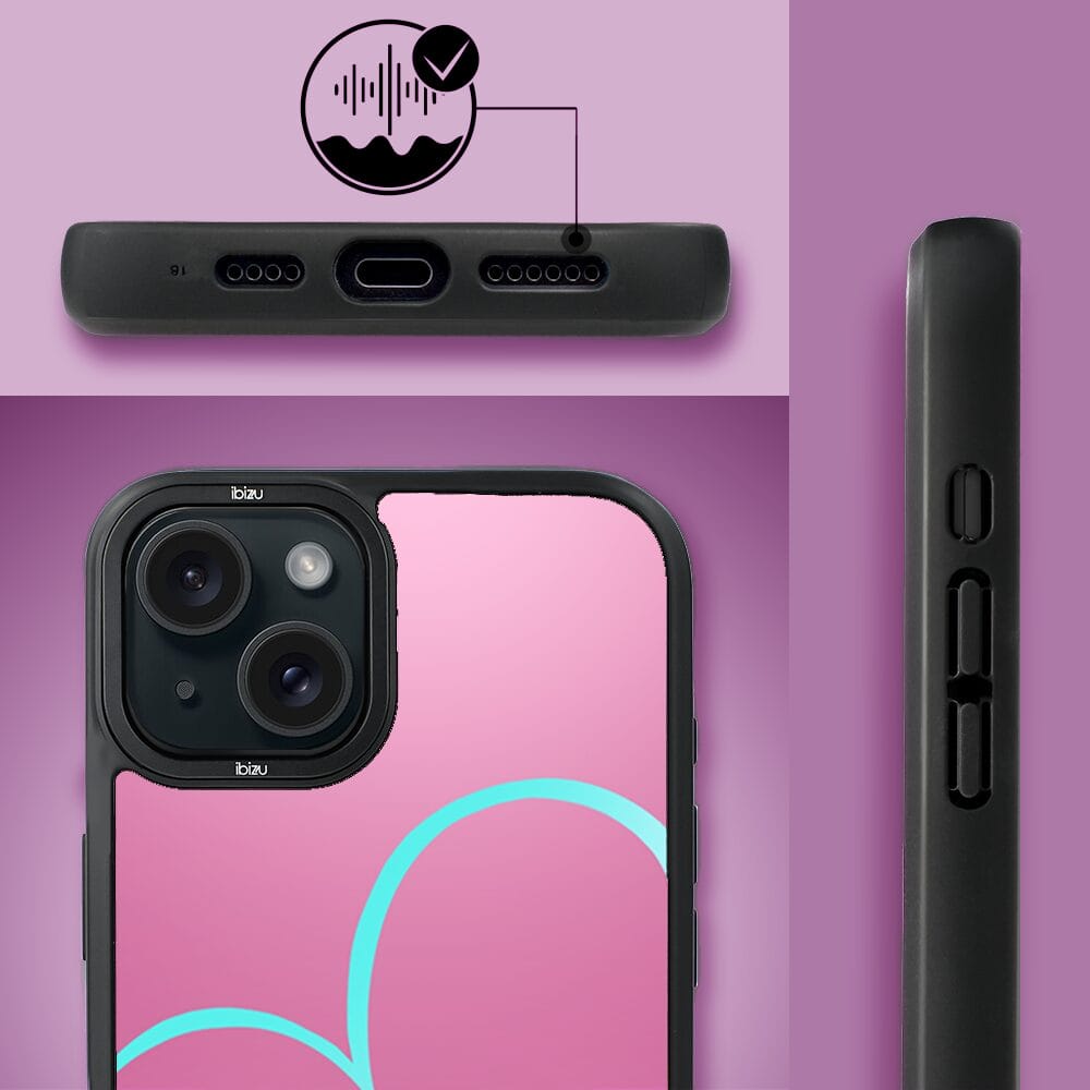 Etui do iPhone 15 IBIZU DropGuard Matt z MagSafe, #Move, Pump it love - obrazek 6