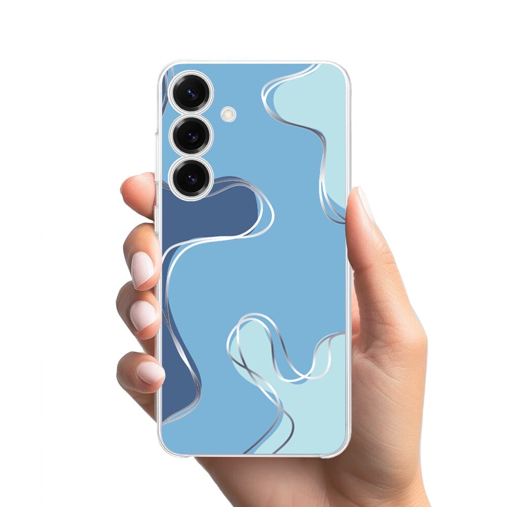 Etui do Samsung Galaxy S25 Plus przeźroczyste, silikonowe Flexi, spokój oceanu - obrazek 2