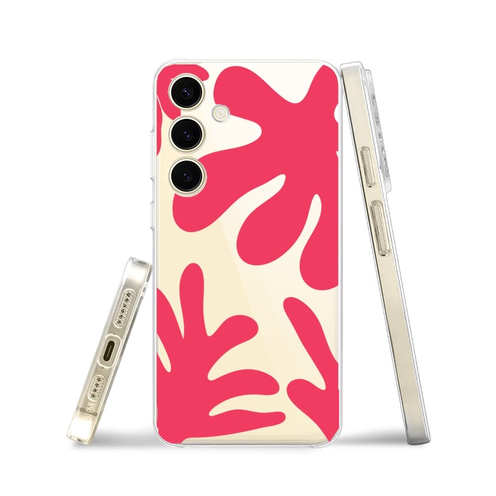 Etui do Samsung Galaxy S24 przeźroczyste, silikonowe Flexi, rafa - obrazek 3