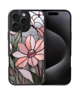 Etui do iPhone 15 Pro Max IBIZU DropGuard Matt z MagSafe, Barwy Szkła, Różowa magnolia