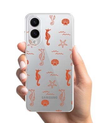 Etui do Samsung Galaxy S25 Edge przeźroczyste, silikonowe Flexi, wakacyjne wzory