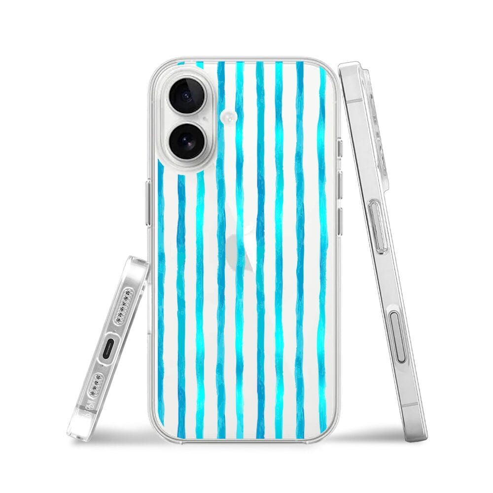 Etui do iPhone 16 przeźroczyste, silikonowe Flexi, szept fal - obrazek 3