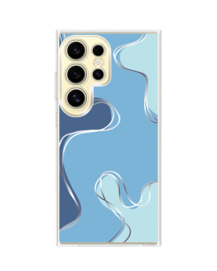 Etui do Samsung Galaxy S24 Ultra z MagSafe przeźroczyste, silikonowe Flexi, spokój oceanu