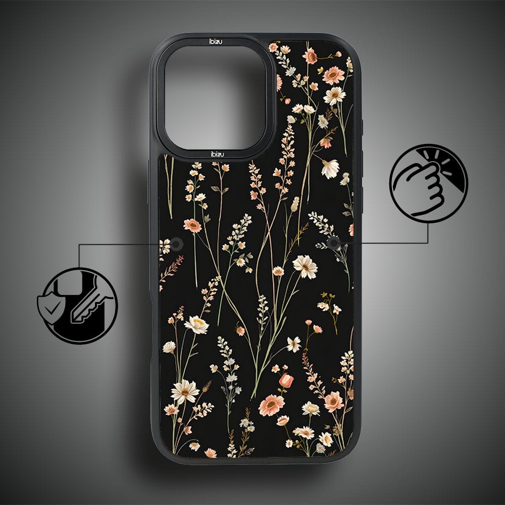 Etui do iPhone 15 Pro IBIZU DropGuard Matt z MagSafe, Pastel Bloom, Północny ogród - obrazek 7