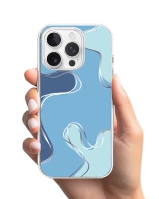 Etui do iPhone 13 Pro z MagSafe przeźroczyste, silikonowe Flexi, spokój oceanu